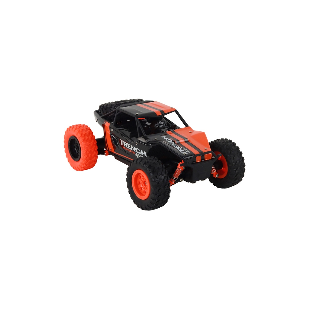 Nuotoliniu būdu valdomas R/C visureigis 1:24 oranžinės spalvos