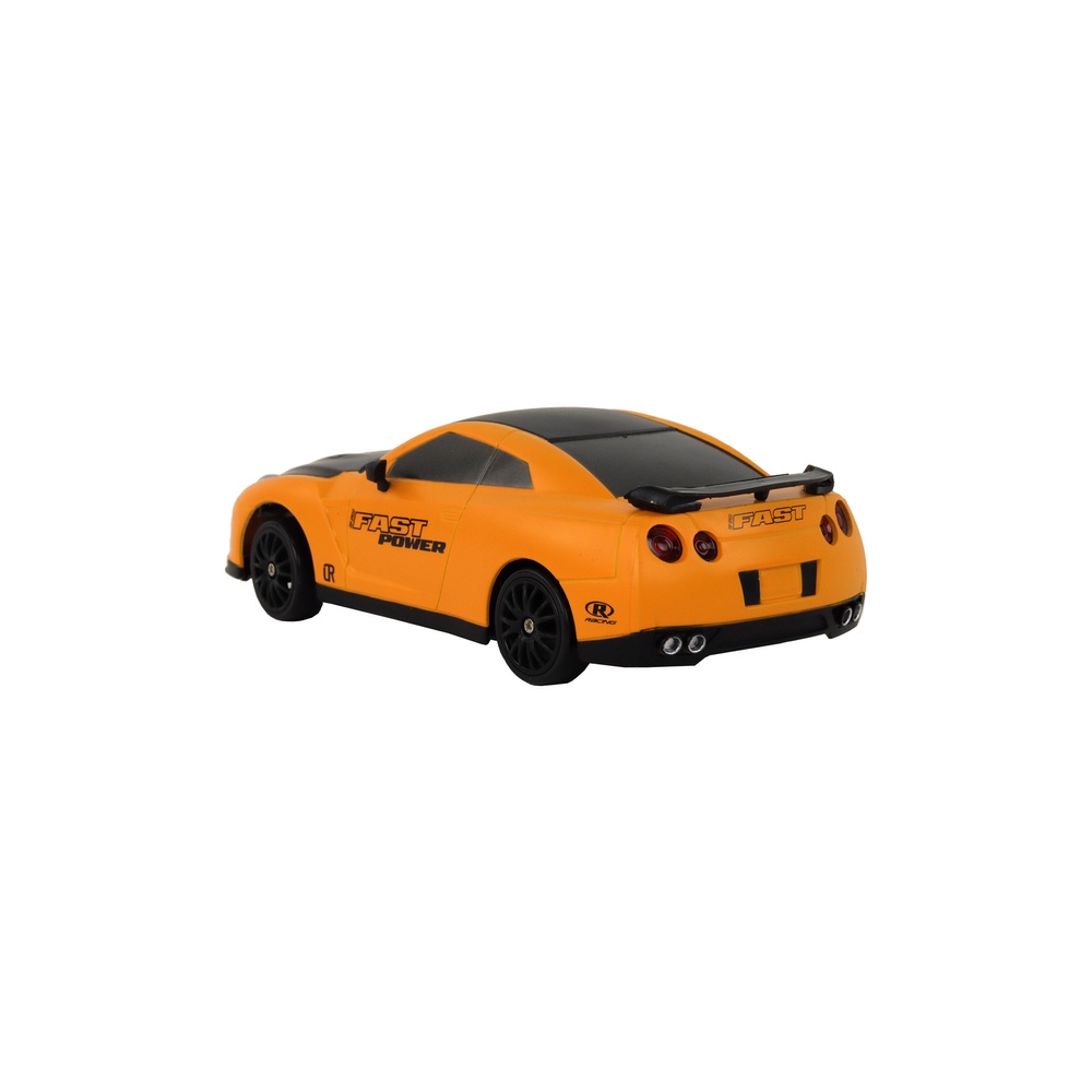 Nuotoliniu būdu valdomas R/C sportinis automobilis 1:24 Geltonos spalvos keičiamais ratais