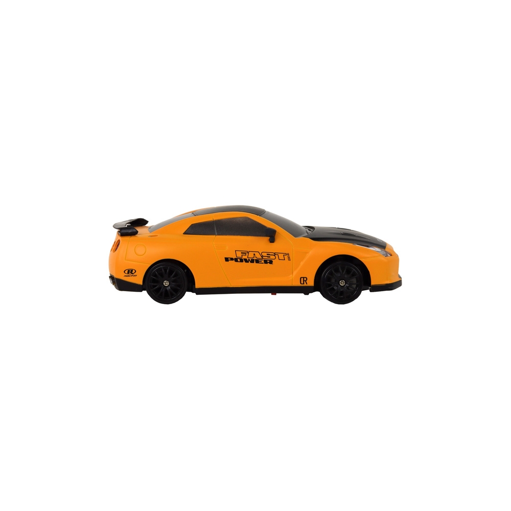 Nuotoliniu būdu valdomas R/C sportinis automobilis 1:24 Geltonos spalvos keičiamais ratais