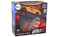 Nuotoliniu būdu valdomas R/C sportinis automobilis 1:24 Geltonos spalvos keičiamais ratais