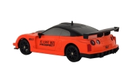 Nuotoliniu būdu valdomas R/C 1:24 oranžinis sportinis automobilis su keičiamais ratais