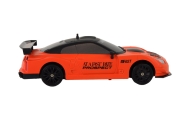 Remote Controlled Sports Car R/C 1:24 Orange Interchangeable Wheels