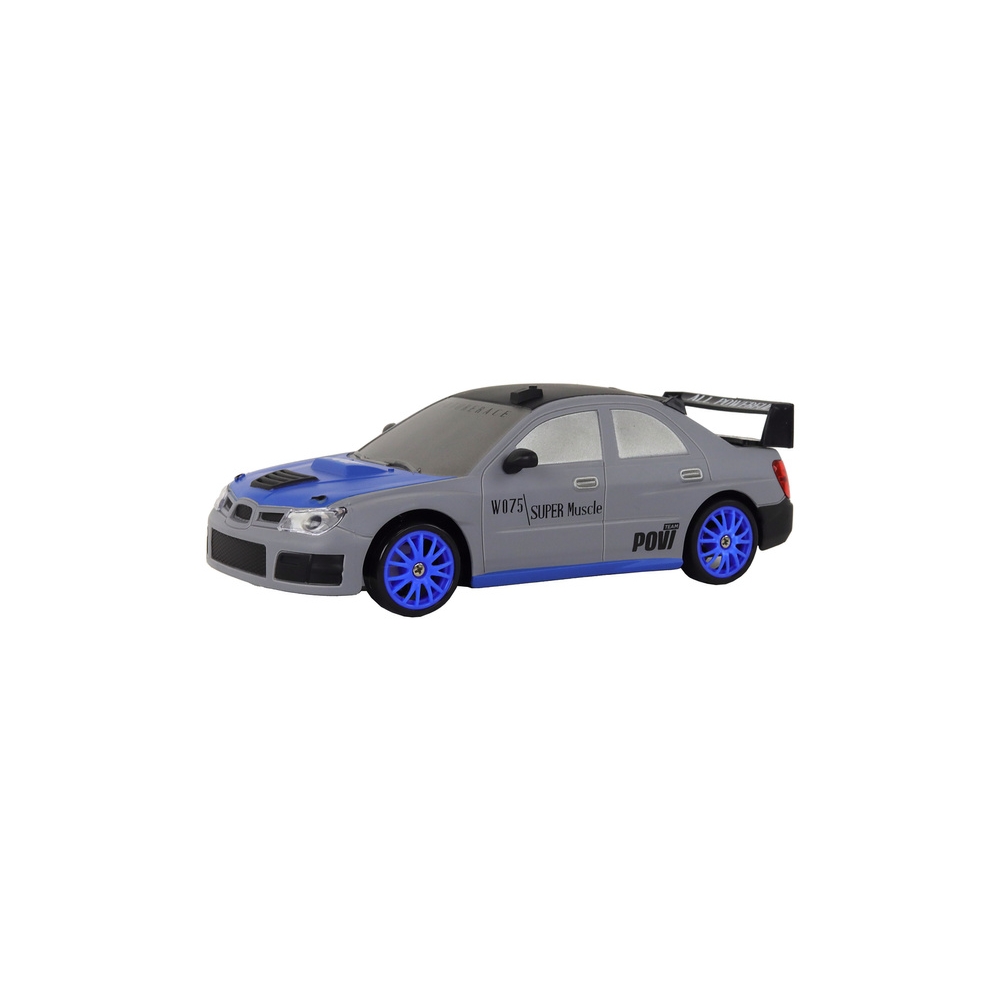 Nuotoliniu būdu valdomas R/C sportinis automobilis 1:24 Pilka spalva Keičiami ratai