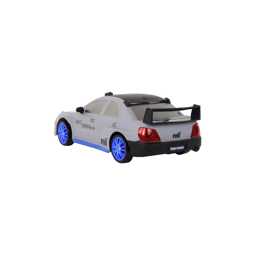 Nuotoliniu būdu valdomas R/C sportinis automobilis 1:24 Pilka spalva Keičiami ratai