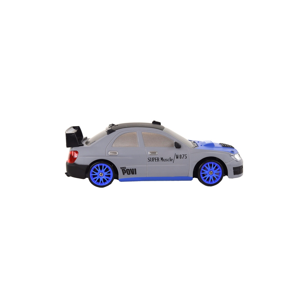 Nuotoliniu būdu valdomas R/C sportinis automobilis 1:24 Pilka spalva Keičiami ratai