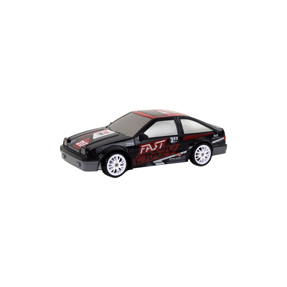 Nuotoliniu būdu valdomas R/C sportinis automobilis 1:24 Juodi keičiami ratai