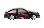 Nuotoliniu būdu valdomas R/C sportinis automobilis 1:24 Juodi keičiami ratai