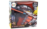 Remote Controlled Sports Car R/C 1:24 Black Replaceable Wheels