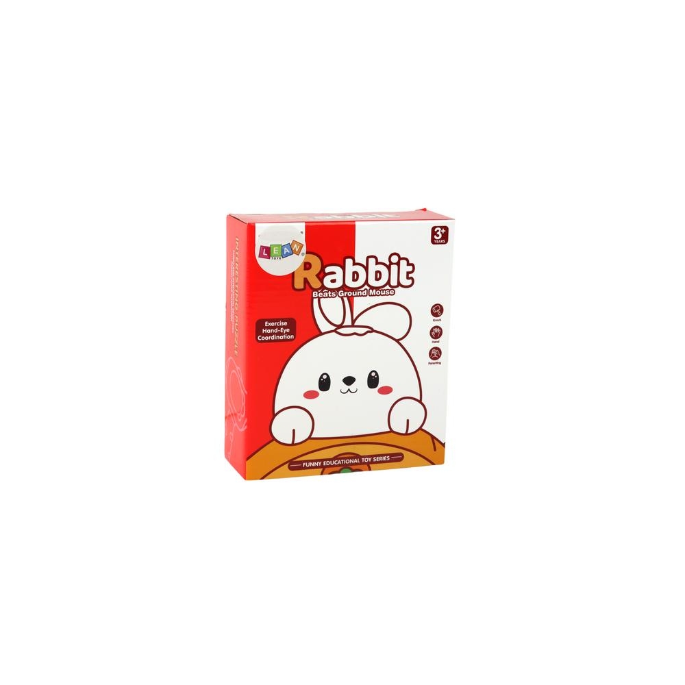 Gra Królik Do Zbijania Marchewki Zręcznościowa Whac-A-Mole Fioletowa