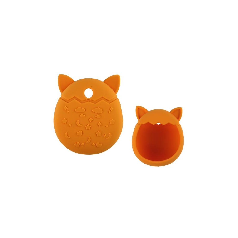 Tamagotchi dėklas Oranžinis silikoninis dėklas