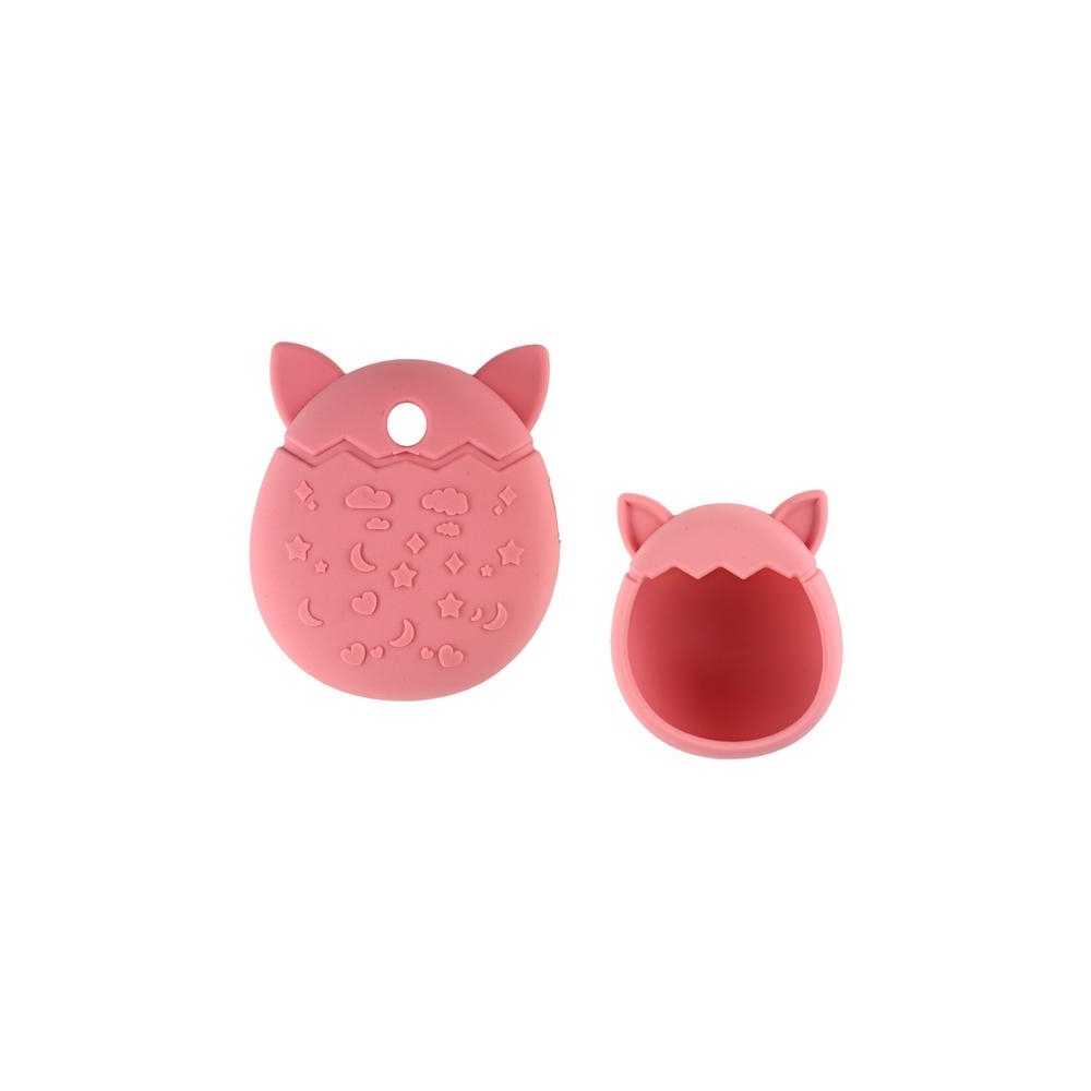 Tamagotchi dėklas pudros rožinis silikono dėklas