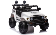 Elektromobilis Toyota FJ 4x4, White-Elektromobiliai vaikams, Visureigiai-e-vaikas