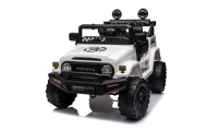 Elektromobilis Toyota FJ 4x4, White-Elektromobiliai vaikams, Visureigiai-e-vaikas
