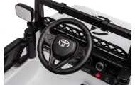 Elektromobilis Toyota FJ 4x4, White-Elektromobiliai vaikams, Visureigiai-e-vaikas