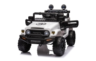 Elektromobilis Toyota FJ 4x4, White-Elektromobiliai vaikams, Visureigiai-e-vaikas