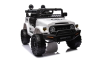 Elektromobilis Toyota FJ 4x4, White-Elektromobiliai vaikams, Visureigiai-e-vaikas