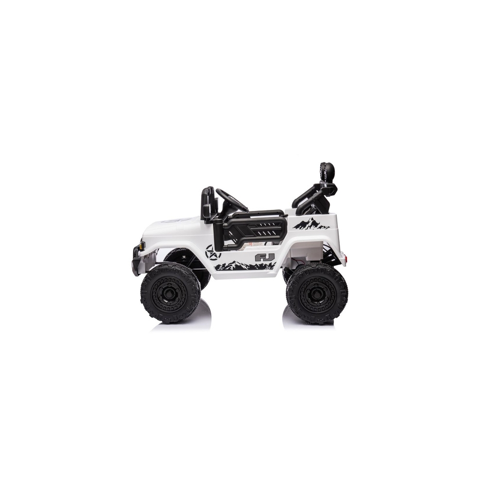 Elektromobilis Toyota FJ 4x4, White-Elektromobiliai vaikams, Visureigiai-e-vaikas
