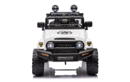 Elektromobilis Toyota FJ 4x4, White-Elektromobiliai vaikams, Visureigiai-e-vaikas