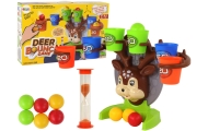 Arcade Game Throwing a Ball at a Jelonek Target