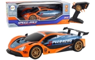 Didelis nuotoliniu būdu valdomas sportinis automobilis 1:10 oranžinės spalvos