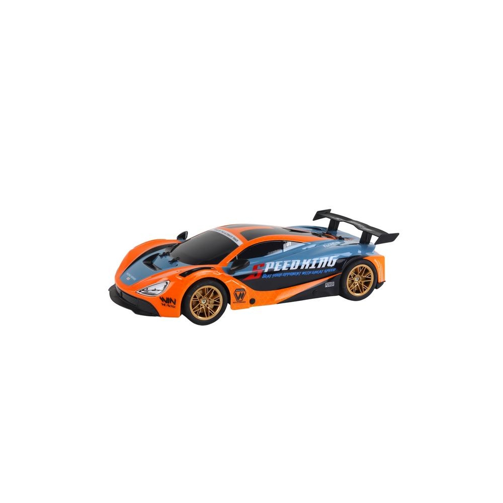 Didelis nuotoliniu būdu valdomas sportinis automobilis 1:10 oranžinės spalvos
