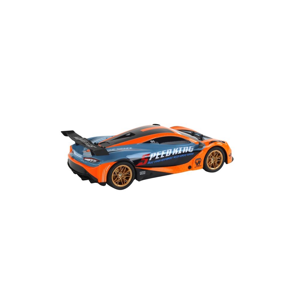 Didelis nuotoliniu būdu valdomas sportinis automobilis 1:10 oranžinės spalvos