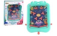 Mini "Pinball" arkadinis žaidimas su žaliu kamuoliuku
