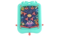 Mini "Pinball" arkadinis žaidimas su žaliu kamuoliuku