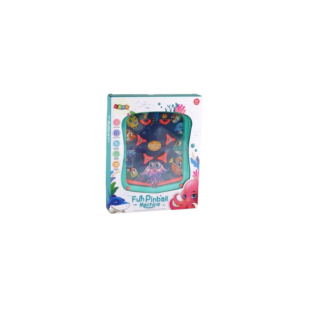 Mini Pinball Arcade Game Game with a Green Ball