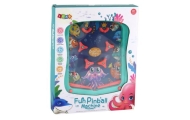 Mini "Pinball" arkadinis žaidimas su žaliu kamuoliuku