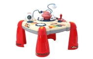 Interactive Educational Table Children's Panel Piano Space Red