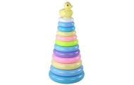Piramidės antis Dėlionė 12 ratų 39 cm x 17,5 cm x 17,5 cm