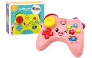 Interaktyvioji konsolė "Pad Console" Šviečianti šviesomis ir garsais Rausva-Žaislai, Kūdikiams, Žaislai mažyliams (iki 4 m.