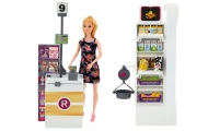 Lėlių rinkinys prekybos centre Lentynos Krepšelis Maisto produktai