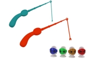 Fishing Arcade Game Orange Dinosaur Table
