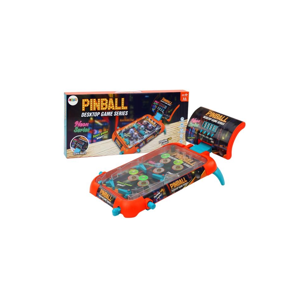 Pinball Arcade žaidimas LED šviesos garsai rezultatų suvestinė