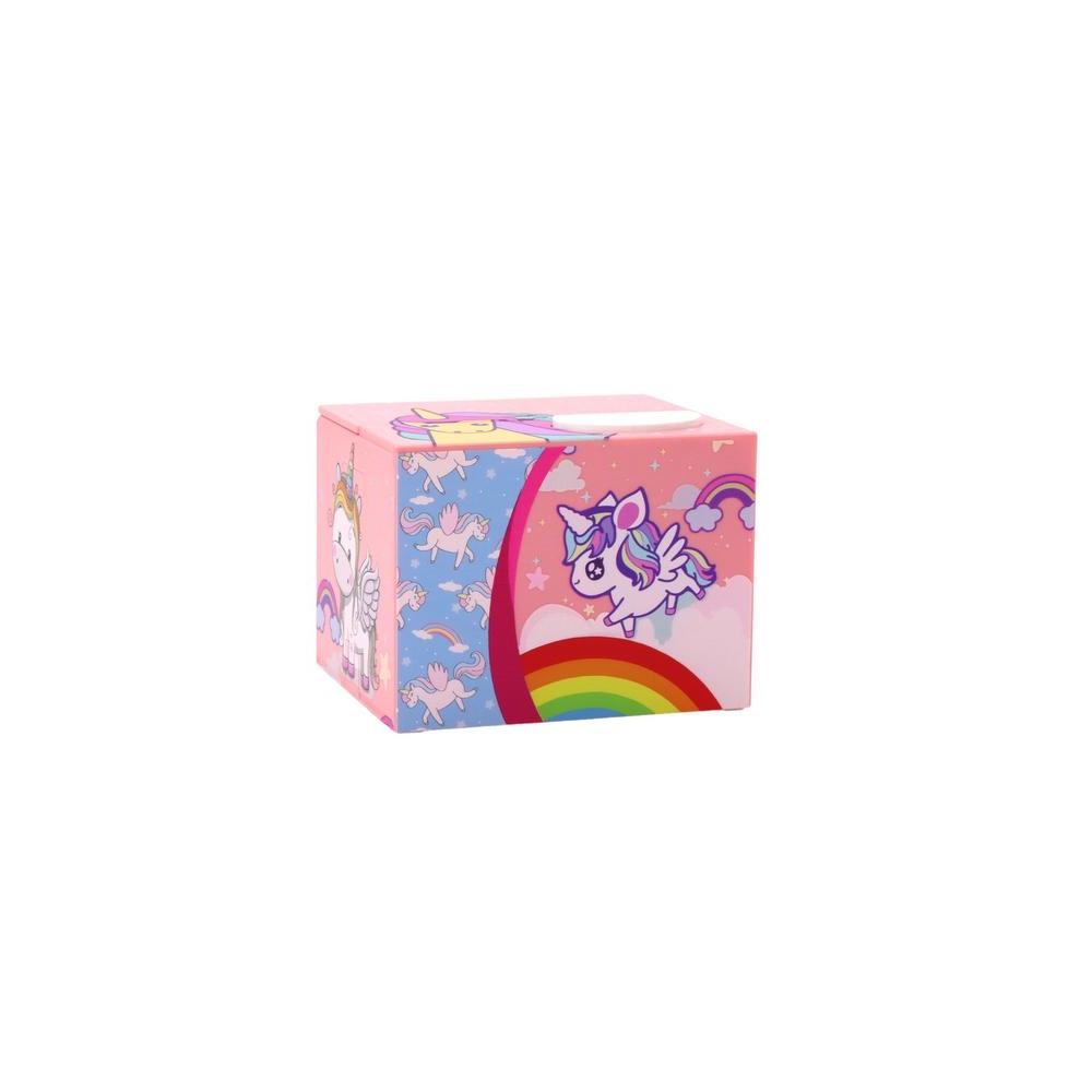 Skarbonka Jednorożec Nauka Oszczędzania Unicorn Różowy Melodia