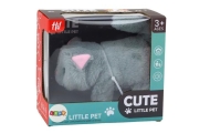 Plush Interactive Animal Kitten Walks and Meows Gray