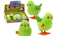 Jumping Chicken Toy Wind-Up Figurine Green