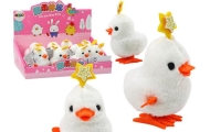 Chicken White Hen With Star White Clockwork Jumping