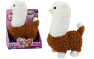 Llama Interactive Pet Brown Alpaca Walks Game 23 cm
