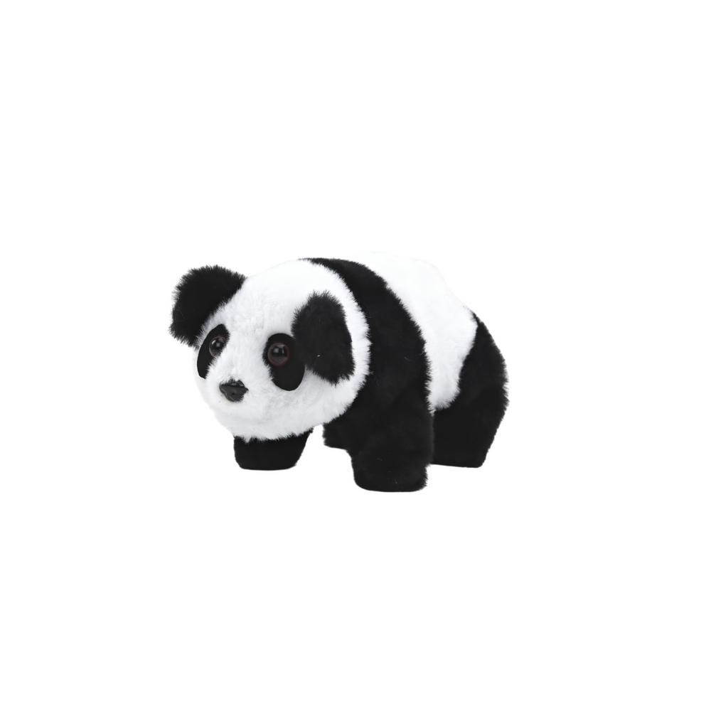 Panda Interaktywna Pluszowa W Transporterze Różowy Niebieski