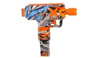 Mały Pistolet Na Wodę Grafitti Niebieski Pomarańczowy
