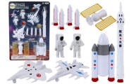 Zestaw Figurek Kosmicznych Astronauci Rakiety 11El