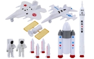 Zestaw Figurek Kosmicznych Astronauci Rakiety 11El