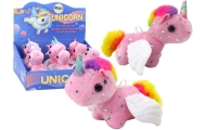 Pliušinis žaislas Vienaragis Stretch Jumping Pink 1vnt-Žaislai, Minkšti žaislai-e-vaikas