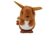 Prisukama pliušinė kengūra Jumping Kangaroo, ruda 1vnt