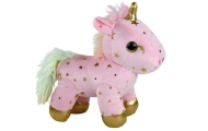 Vienaragis Pliušinis miegantis gyvūnas Lullaby Pink With Stars Set