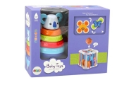 Set of Sensory Toys Koala Tower Educational Cube Spinners