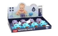Wind-up Bath Toy Floating Hippopotamus On A Board